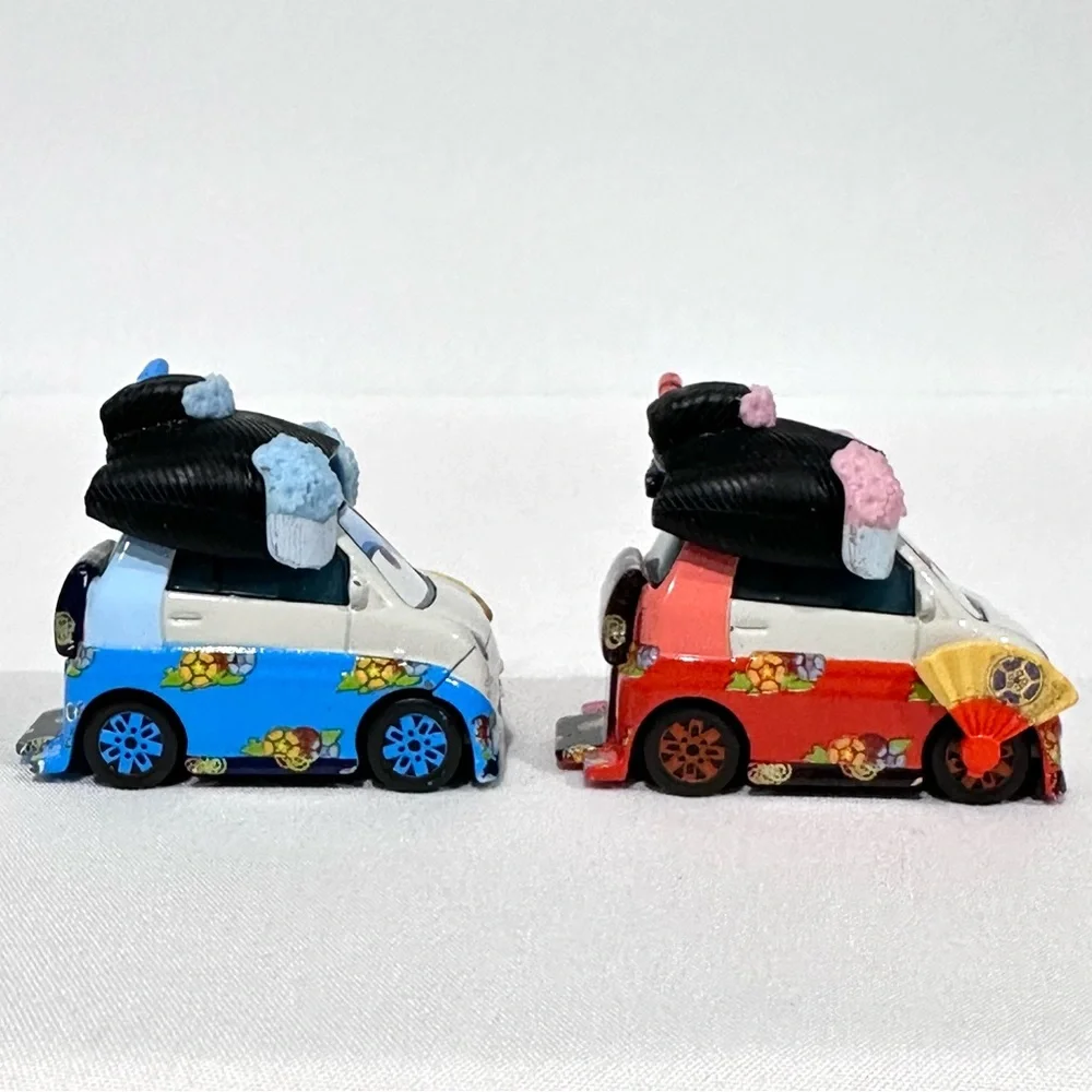 Disney Cars 2 Shigeko, Okuni, Chisaki Tokyo Party Set